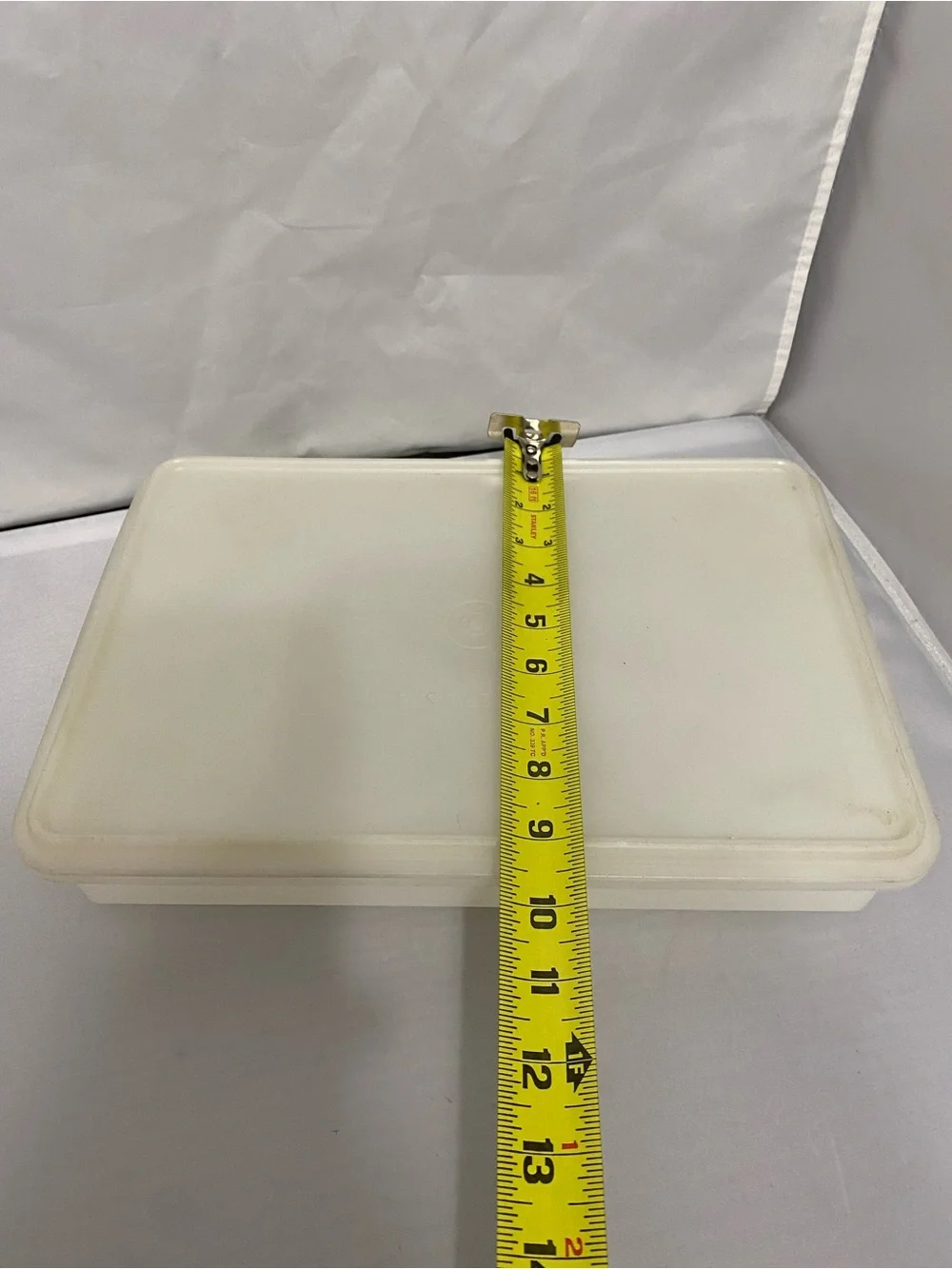 Tupperware White Rectangular Food Storage Container with Lid